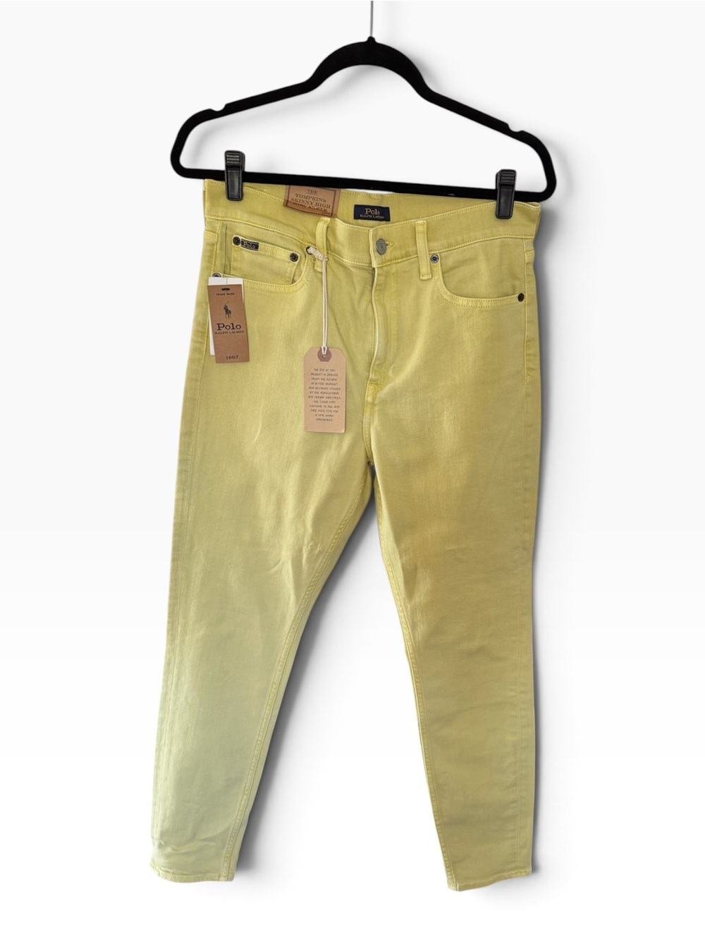 Polo Ralph Lauren The Tompkins Skinny High Rise Ankle Jean NWT